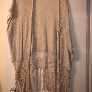 Fringe cardigan